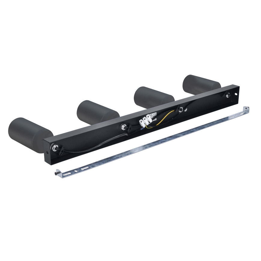 Brilagi - LED RGBW Dimmable Spotlight SELE 4xGU10/4,8W/230V 3000K Anthracite + Remote Control
