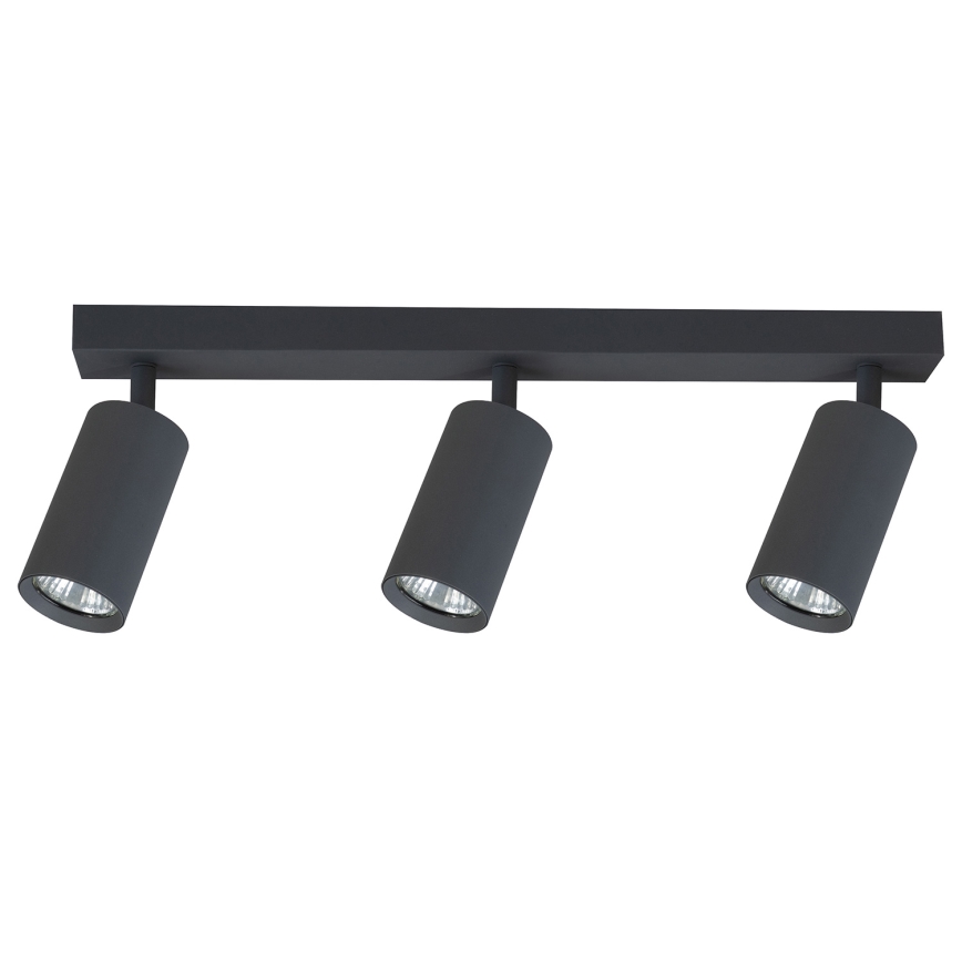 Brilagi - LED RGBW Dimmable SELE Spotlight 3x GU10/4,8W/230V 3000K Anthracite + Remote Control