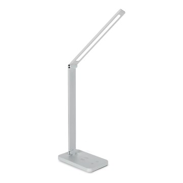 Brilagi - Dimmable LED Touch Desk Lamp with Qi Wireless Charging MODO CHARGE LED/7W/5V 3000/4000/6000K white