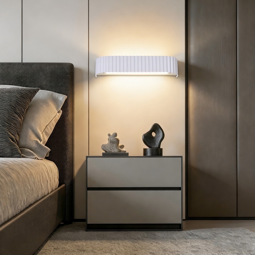 BRILAGI - LED Dimmable Wall Light FALCON MODERN LED/14W/230V 3000-6000K 40 cm white + remote control