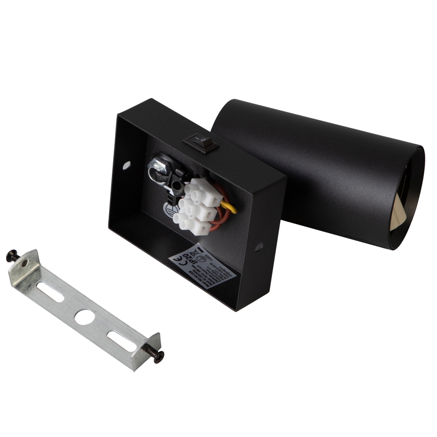 Brilagi - LED RGBW Dimmable Wall-mounted Spotlight SELE 1xGU10/4,8W/230V 3000K Black + Remote Control