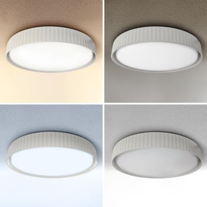 Brilagi - Dimmable Ceiling Light LUCIA LED/60W/230V 3000-6500K Ø 59 cm White + Remote Control
