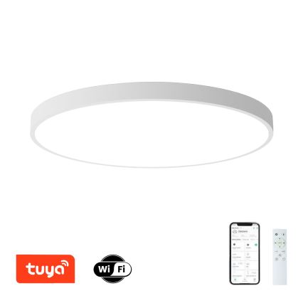 Brilagi - Dimmable LED Ceiling Light POOL SMART LED/180W/230V 3000-6000K Ø 120 cm Wi-Fi Tuya white + remote control