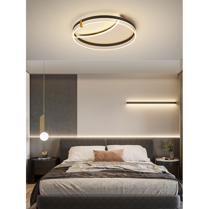 Brilagi – SIRELI Dimmable LED Ceiling Light 47W 230V, CCT 3000–6000K, Ø 40 cm + Remote Control