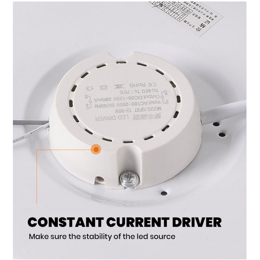 Brilagi - Dimmable SMART LED Ceiling Light / 24W / 230V / Ø 38 cm / 3000–6000K / Wi‑Fi Tuya Beacon + Remote Control