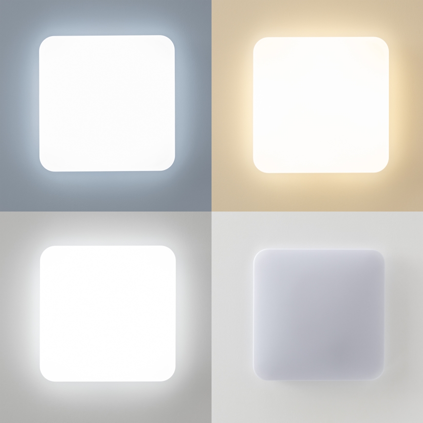 Brilagi - SMART Dimmable LED Ceiling Light LED/28W/230V 43x43 cm 2700-6500K Wi-Fi Tuya + Remote Control