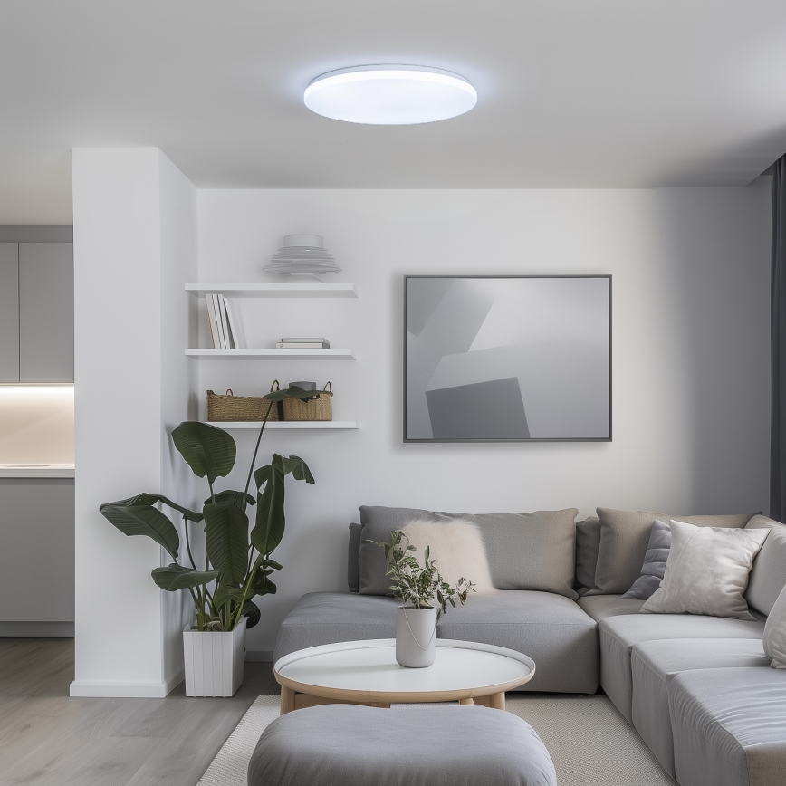 Brilagi - Smart Dimmable LED Ceiling Light, 36W, 230V, Ø 48 cm, 2700–6500K, Tuya Wi‑Fi + Remote Control