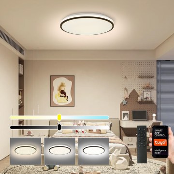 Brilagi - Dimmable SMART LED Ceiling Light/36W/230V Ø 48 cm 3000-6000K Wi-Fi Tuya Beacon + Remote Control