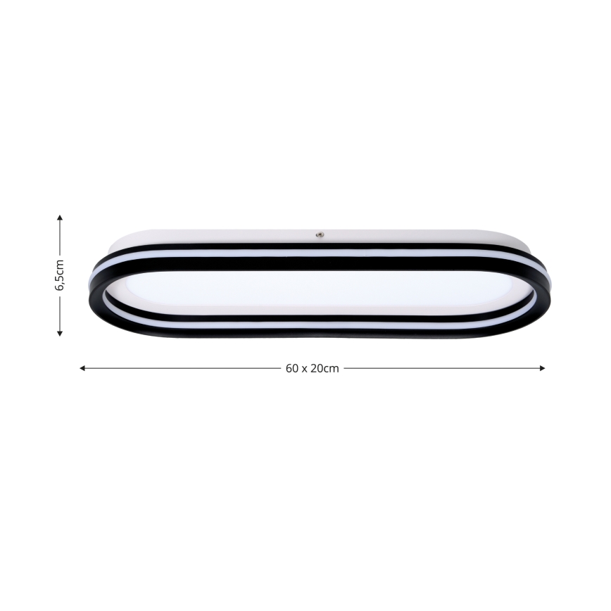 Brilagi - TRIVARO LED dimmable ceiling light LED/85W/230V 3000-6000K 20x60 cm + remote control