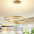 BRILAGI - Dimmable TWISTER LED Cable Pendant LED/105W/230V 3000–6000K Ø100 cm Gold + Remote Control