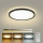 Brilagi - Dimmable ULTRA SLIM LED Ceiling Light/18W/230V 2700-6500K Ø 30 cm Black + Remote Control