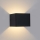 Brilagi - DONNANI LED Outdoor Wall Light, 5W, 230V, 10 cm, Black, IP44