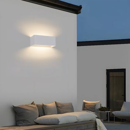 Brilagi - DONNANI LED Outdoor Wall Light, 7W/230V, 20 cm, White, IP44