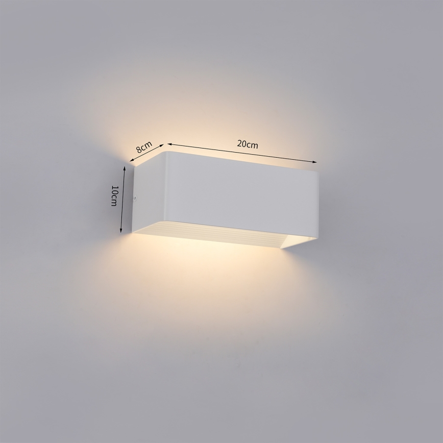 Brilagi - DONNANI LED Outdoor Wall Light, 7W/230V, 20 cm, White, IP44