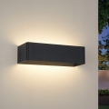 Brilagi - DONNANI LED Outdoor Wall Light LED/12W/230V 30 cm Black IP44