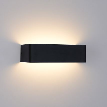 Brilagi - DONNANI LED Outdoor Wall Light LED/12W/230V 30 cm Black IP44