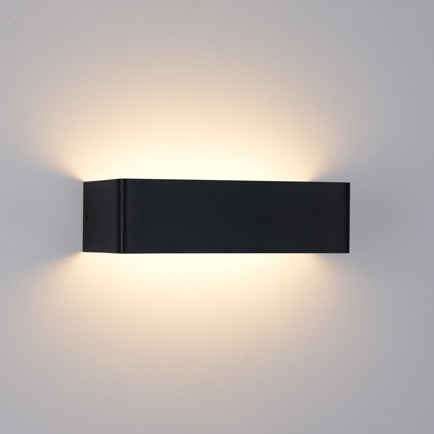 Brilagi - DONNANI LED Outdoor Wall Light LED/12W/230V 30 cm Black IP44