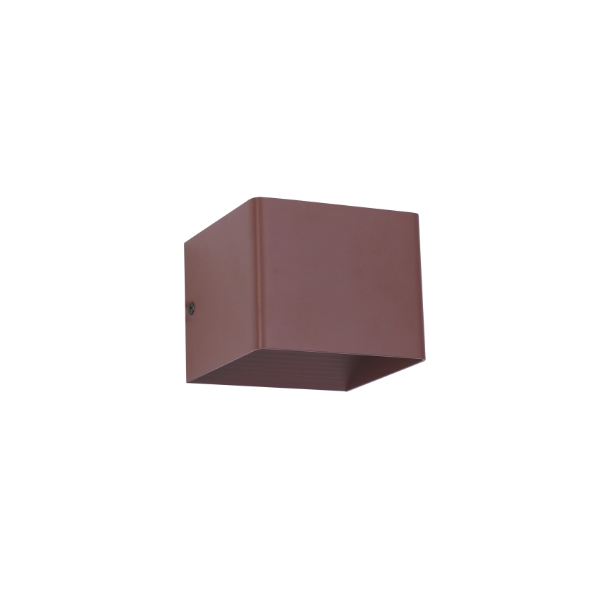 Brilagi - DONNANI LED Outdoor Wall Light LED/5W/230V 10 cm Brown IP44