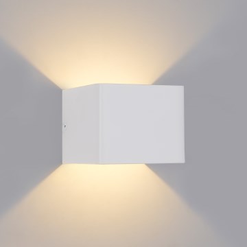 Brilagi - DONNANI LED Outdoor Wall Light LED/5W/230V 10 cm White IP44