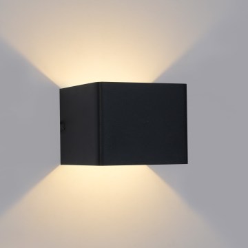 Brilagi - DONNANI LED Outdoor Wall Light LED/5W/230V Black IP44