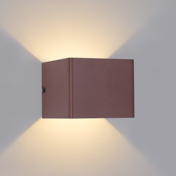Brilagi - DONNANI LED Outdoor Wall Light LED/5W/230V Brown IP44