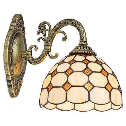 Brilagi - DORAN Tiffany stained-glass wall lamp 1xE27/40W/230V