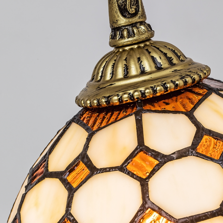 Brilagi - DORAN Tiffany stained-glass wall lamp 1xE27/40W/230V