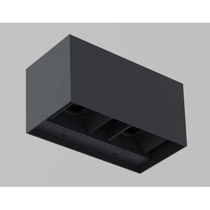 Brilagi - DOUBLE CUBE Outdoor LED Wall Light LED/12W/230V anthracite IP65