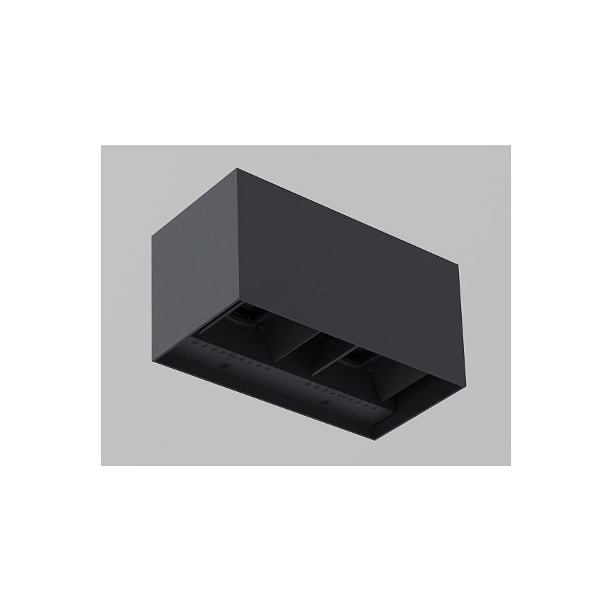 Brilagi - DOUBLE CUBE Outdoor LED Wall Light LED/12W/230V anthracite IP65