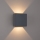 Brilagi - DOUBLERAY LED/6W/230V Anthracite Outdoor Wall Light IP54