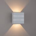 Brilagi - DOUBLERAY LINE LED/6W/230V White Outdoor Wall Light IP54