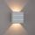 Brilagi - DOUBLERAY LINE LED/6W/230V White Outdoor Wall Light IP54
