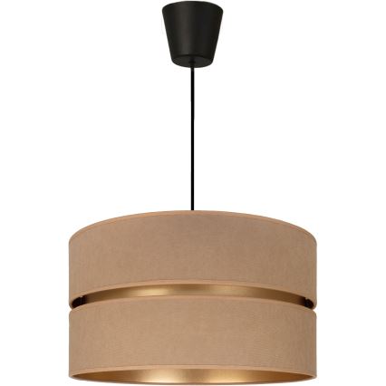 Brilagi - DUO-DUO Cable Pendant Light 1xE27/60W/230V dia. 40 cm beige/gold