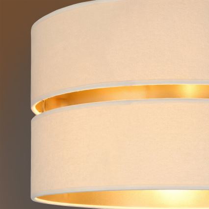 Brilagi - DUO-DUO Cable Pendant Light 1xE27/60W/230V Ø 40 cm cream/gold