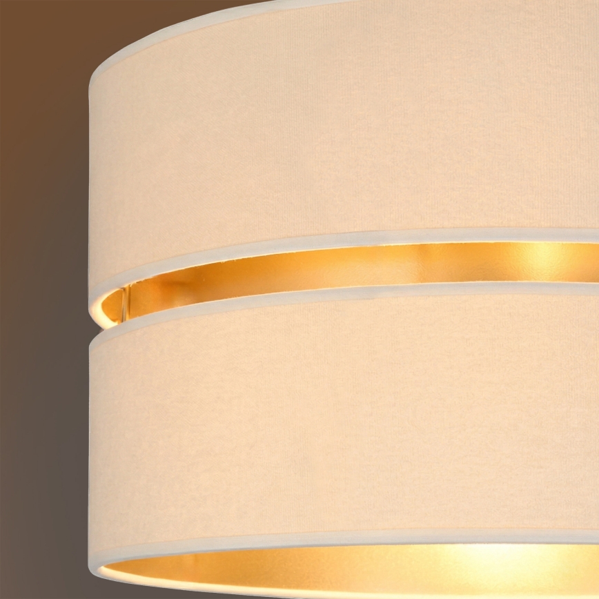 Brilagi - DUO-DUO Cable Pendant Light 1xE27/60W/230V Ø 40 cm cream/gold