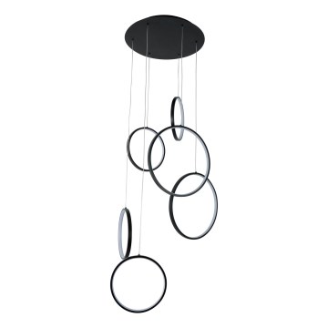 Brilagi - ECHO LED Cable Pendant LED/80W/230V 4000K Ø 50 cm Black