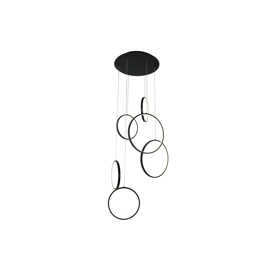 Brilagi - ECHO LED Cable Pendant LED/80W/230V 4000K Ø 50 cm Black