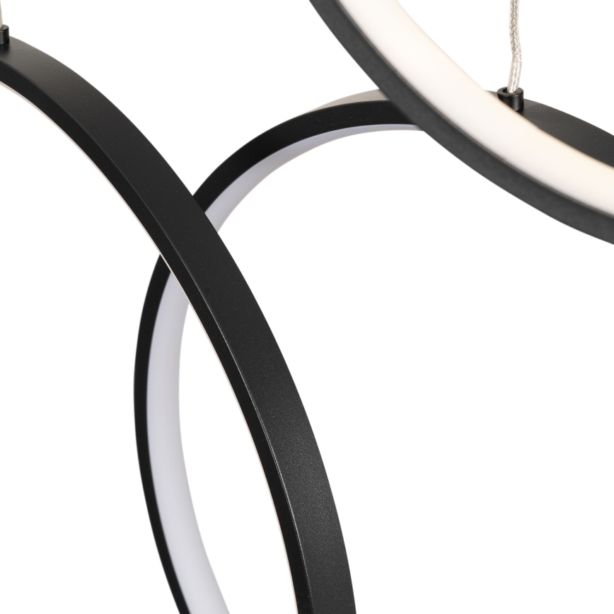BRILAGI - ECHO LED Cable Pendant LED/80W/230V 4000K Ø 50 cm Black