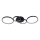 Brilagi - ECHO LED Ceiling Light LED/40W/230V 4000K 32x90 cm black
