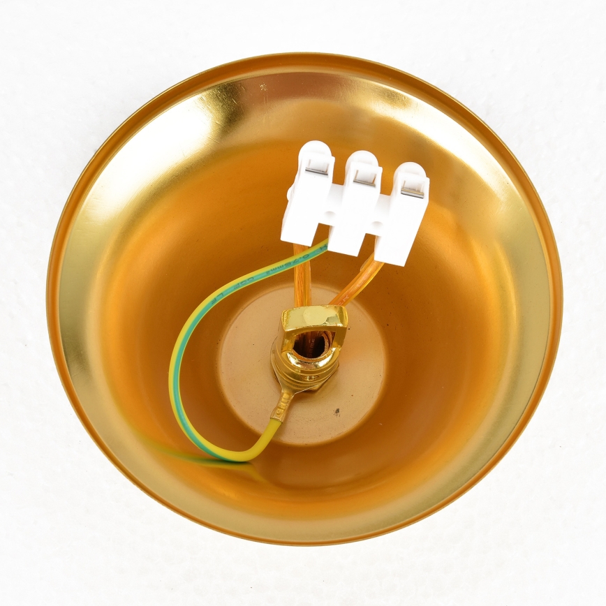 Brilagi - ECLIPSE chain-hung chandelier 7xE14/10W/230V Ø 48 cm black/gold