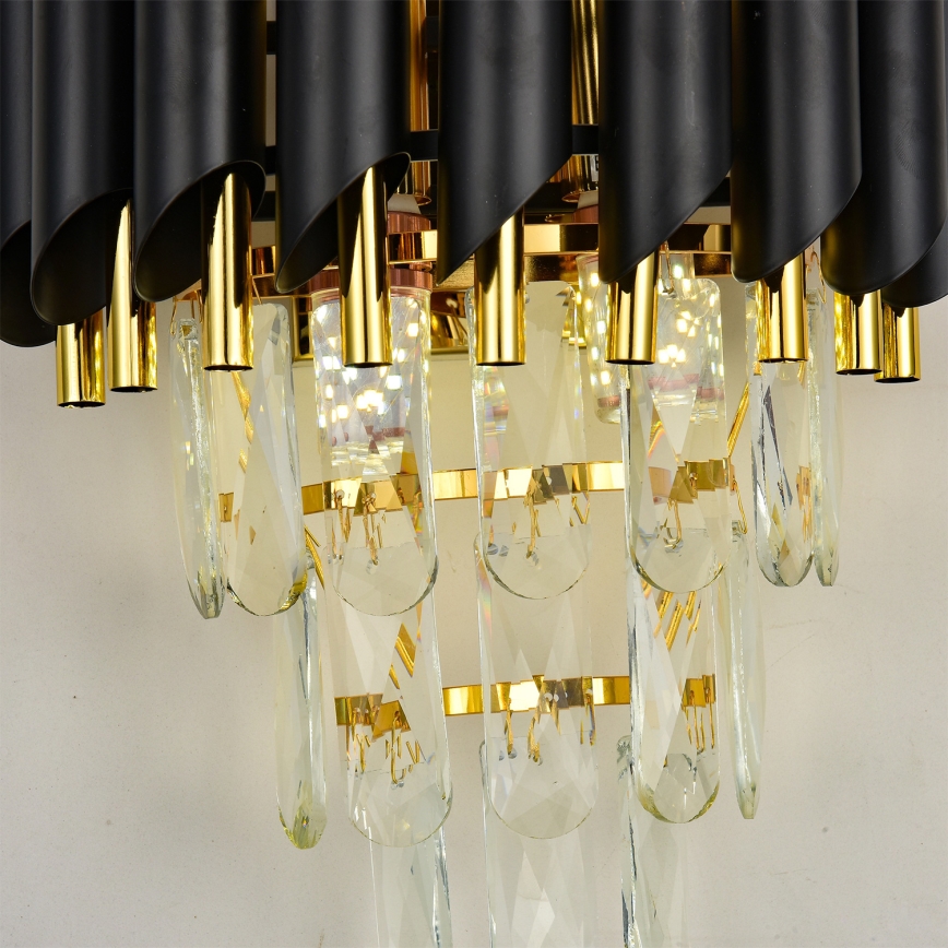 Brilagi - ECLIPSE Wall Light 2xE14/10W/230V Black/Gold