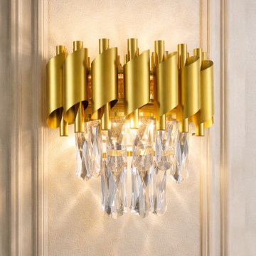 Brilagi - ECLIPSE Wall Light 2xE14/10W/230V, Gold