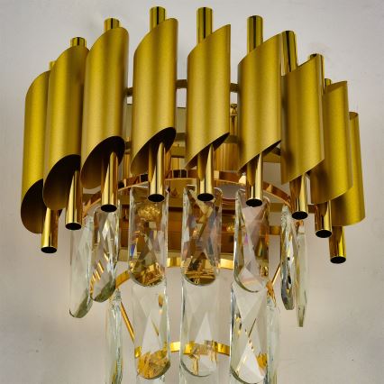 Brilagi - ECLIPSE Wall Light 2xE14/10W/230V, Gold