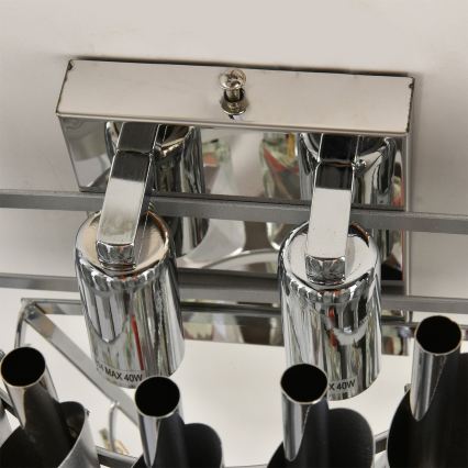 Brilagi - ECLIPSE Wall Light 2xE14/10W/230V Silver