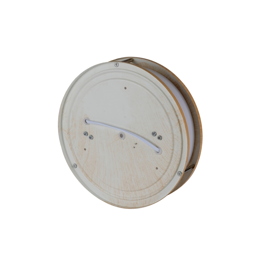 Brilagi - ELARO Ceiling Light 2xE27/40W/230V dia. 26 cm Wood Effect