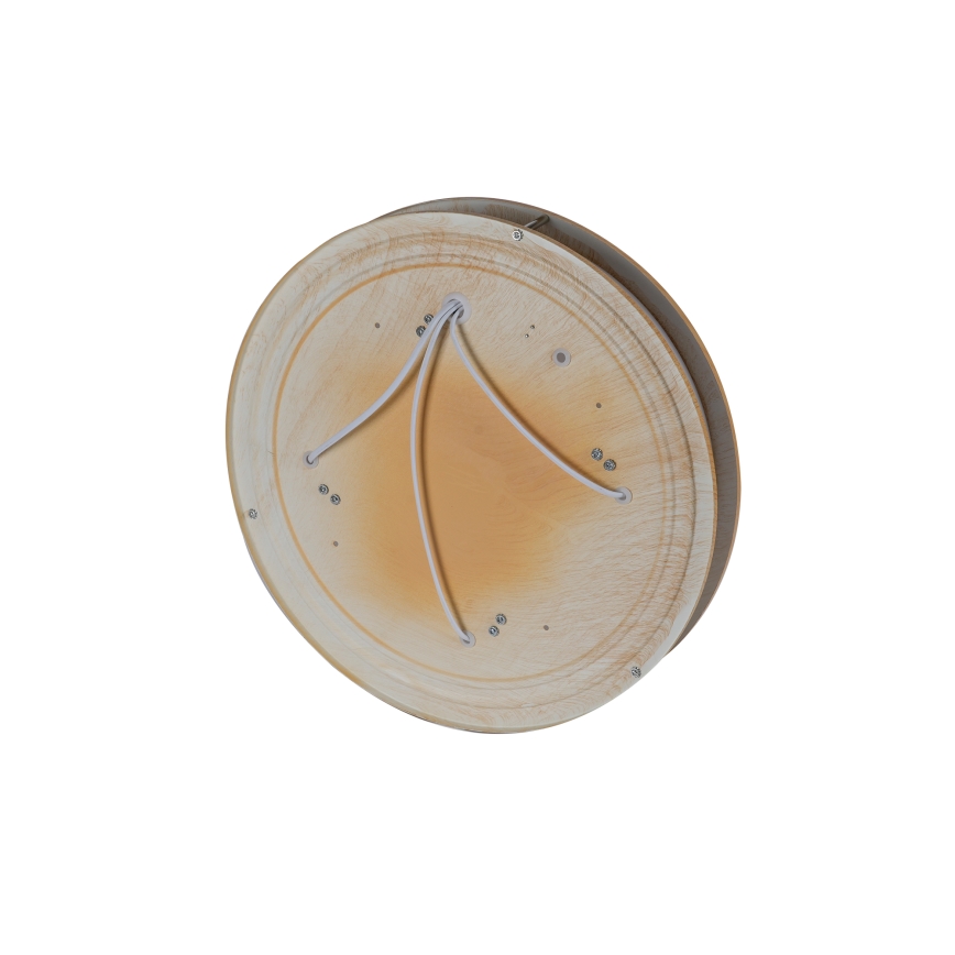 Brilagi - ELARO ceiling light 4xE27/40W/230V, diameter 41 cm, wood finish