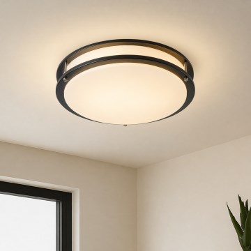 Brilagi - ELARO ceiling light 4xE27/40W/230V Ø 41 cm black