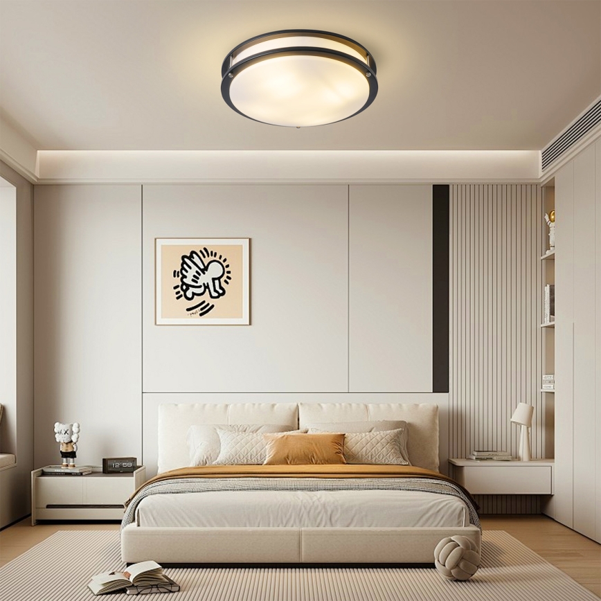 Brilagi - ELARO ceiling light 4xE27/40W/230V Ø 41 cm black