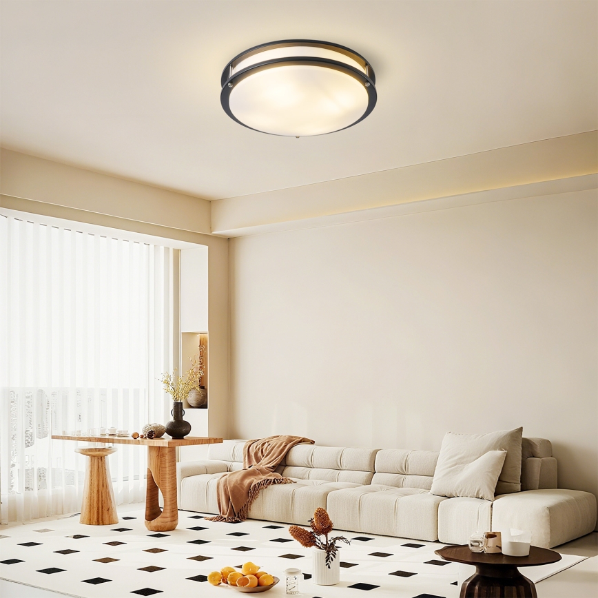 Brilagi - ELARO ceiling light 4xE27/40W/230V Ø 41 cm black