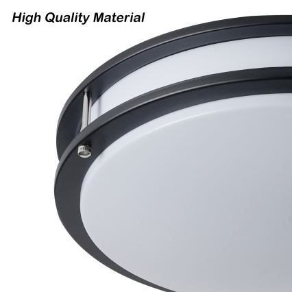 Brilagi - ELARO ceiling light 4xE27/40W/230V Ø 41 cm black